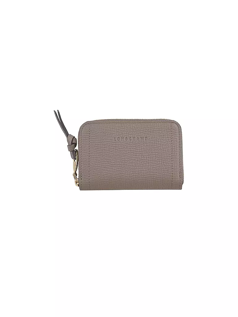 LONGCHAMP Mailbox Portemonnaie Taupe hellgrau